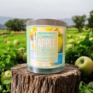 10 oz Sugar Grove Candles Single Wick Apple Kiwi Candle